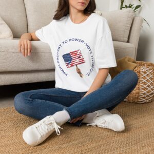 "Vote Them Out” Graphic Tee, Independence Day Shirt, Casual Summer Wear, Vintage Style Top, Gift for Americans